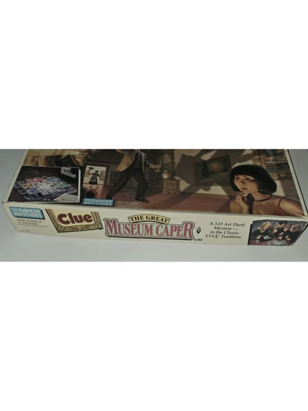 VTG Clue Great Museum Caper 3D Art Theft Mystery Board Game READ